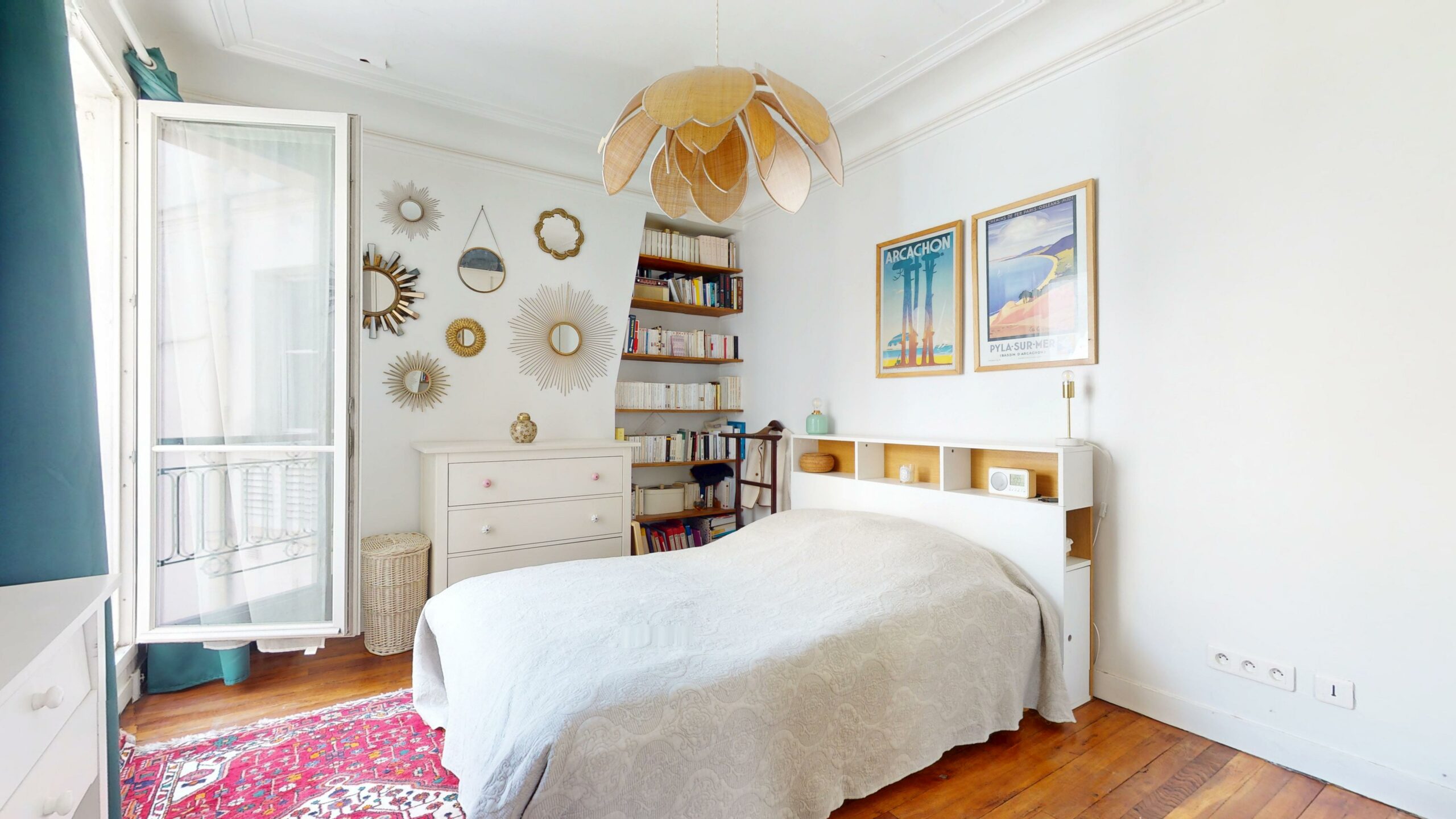 Chambre au calme — appartement 4 pièces, rue Demarquay, Paris 10e