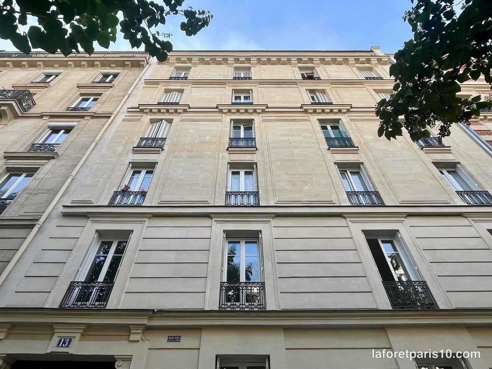 You are currently viewing 13 avenue de Laumière, Paris 19e — immeuble 1900 ravalé en 2022