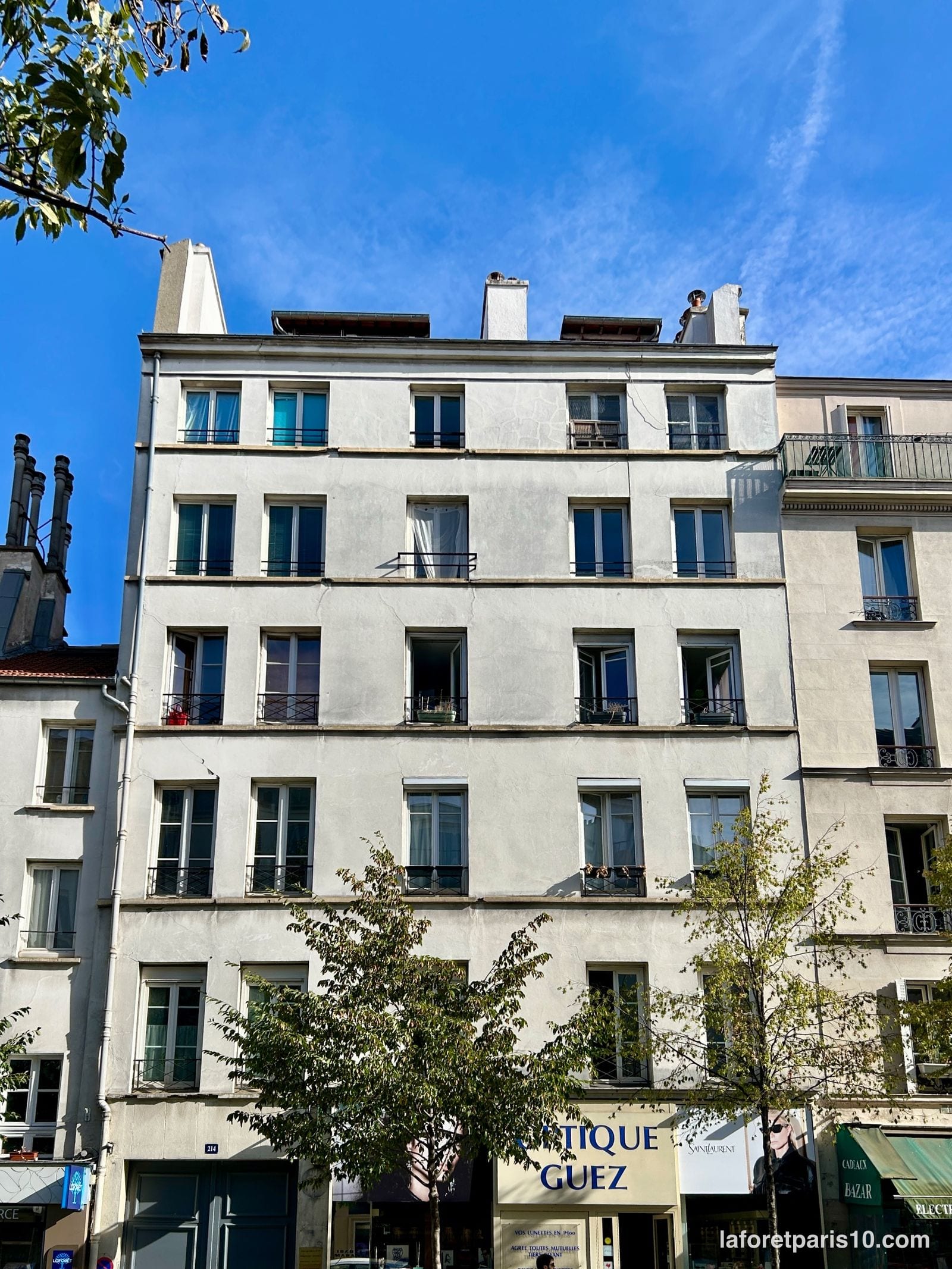 You are currently viewing 214 rue du Faubourg Saint-Martin, Paris 10e — ensemble du XIXe siècle et anciens ateliers en lofts