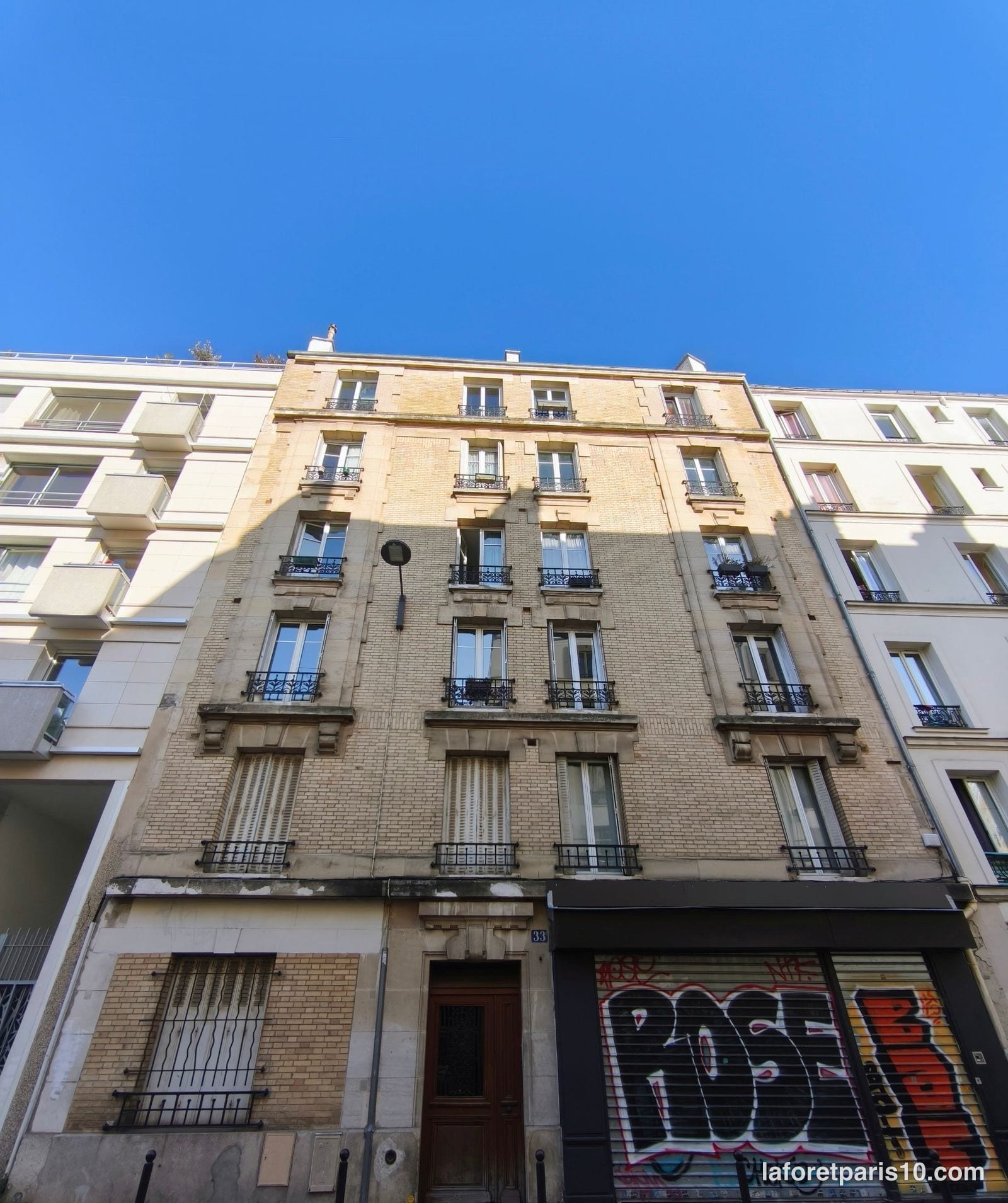 You are currently viewing 33 rue Tandou, Paris 19e — immeuble de rapport de 1907