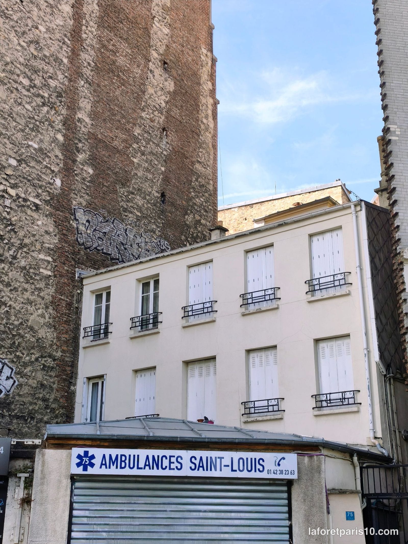 You are currently viewing 75 boulevard Sérurier, Paris 19e — petit immeuble de faubourg de 1942