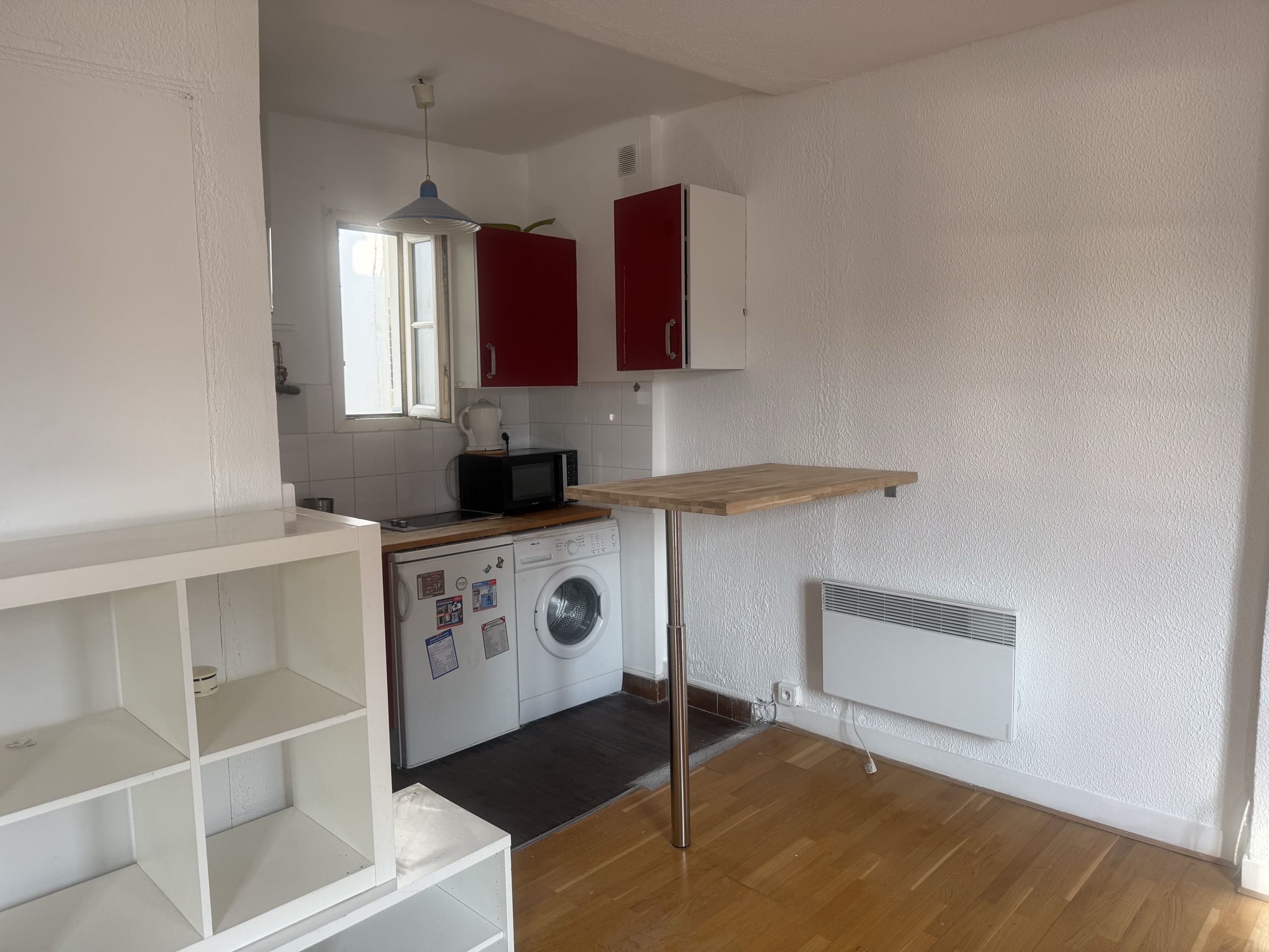 Espace cuisine — studio 29 m², boulevard Garibaldi, Paris 15e