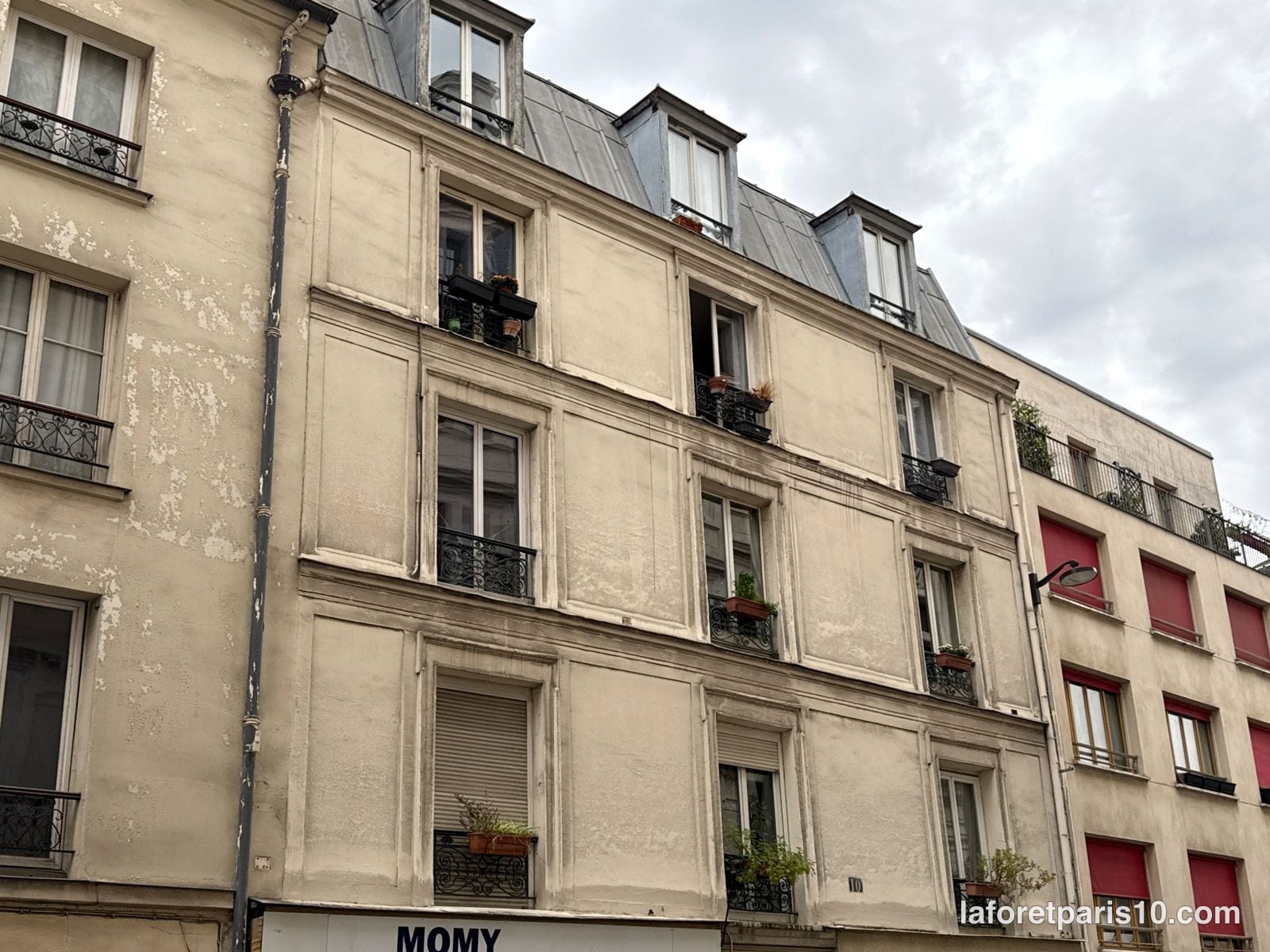 You are currently viewing 10 rue Hittorf, Paris 10e — immeuble faubourien de la première moitié du XIXe siècle