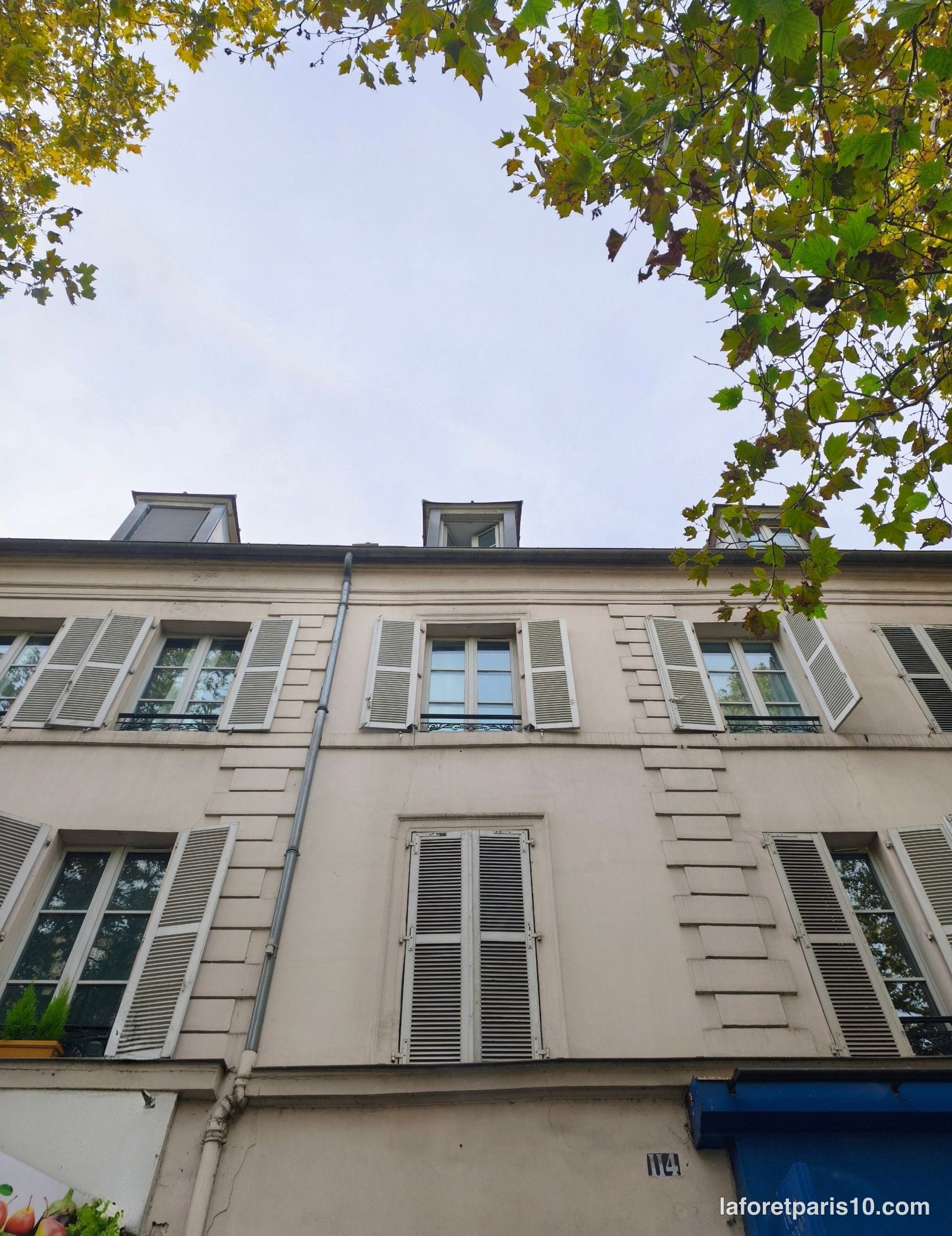 You are currently viewing 114 avenue Jean Jaurès, Paris 19e — maison d&rsquo;angle antérieure à 1800