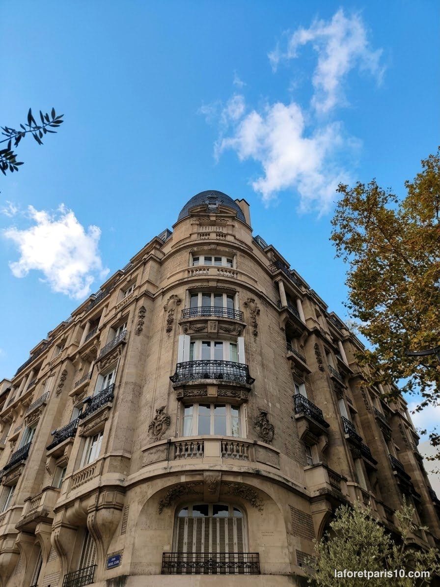 You are currently viewing 198 avenue Jean Jaurès, Paris 19e — immeuble d&rsquo;angle à dôme