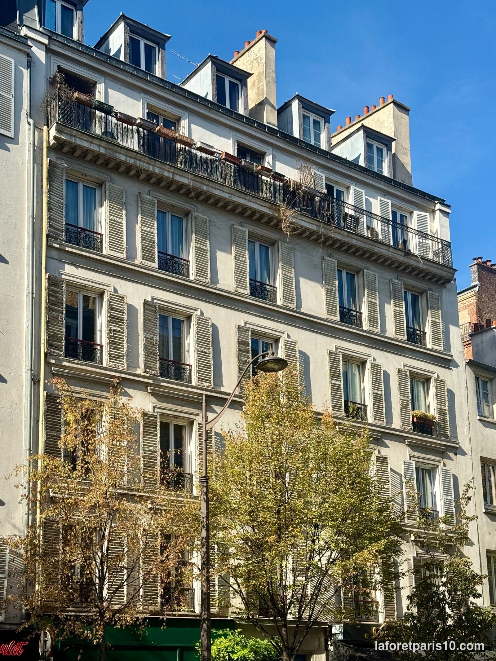You are currently viewing 205 rue du Faubourg Saint-Martin, Paris 10e — immeuble de 1865 près du métro Louis Blanc