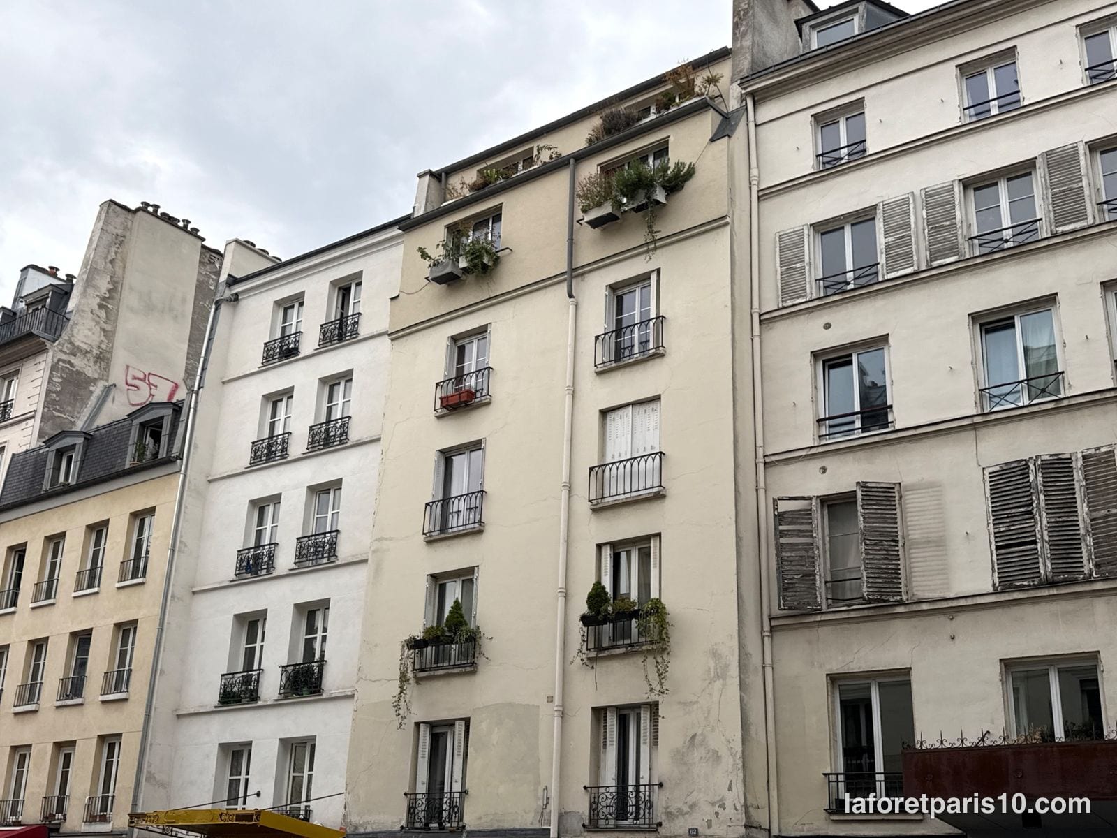 You are currently viewing 62 rue du Faubourg Saint-Denis, Paris 10e — immeuble faubourien antérieur à 1800