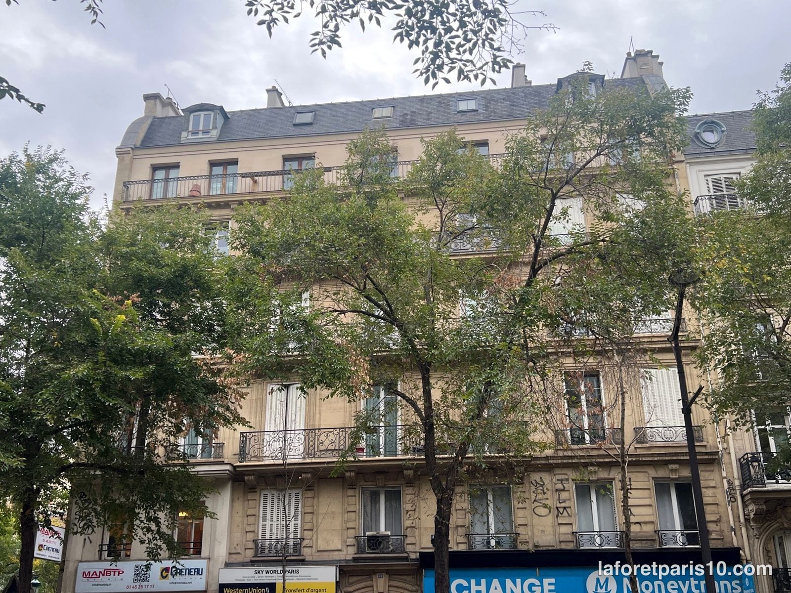 You are currently viewing 66 boulevard de Magenta, Paris 10e — immeuble à l&rsquo;angle du faubourg Saint-Martin