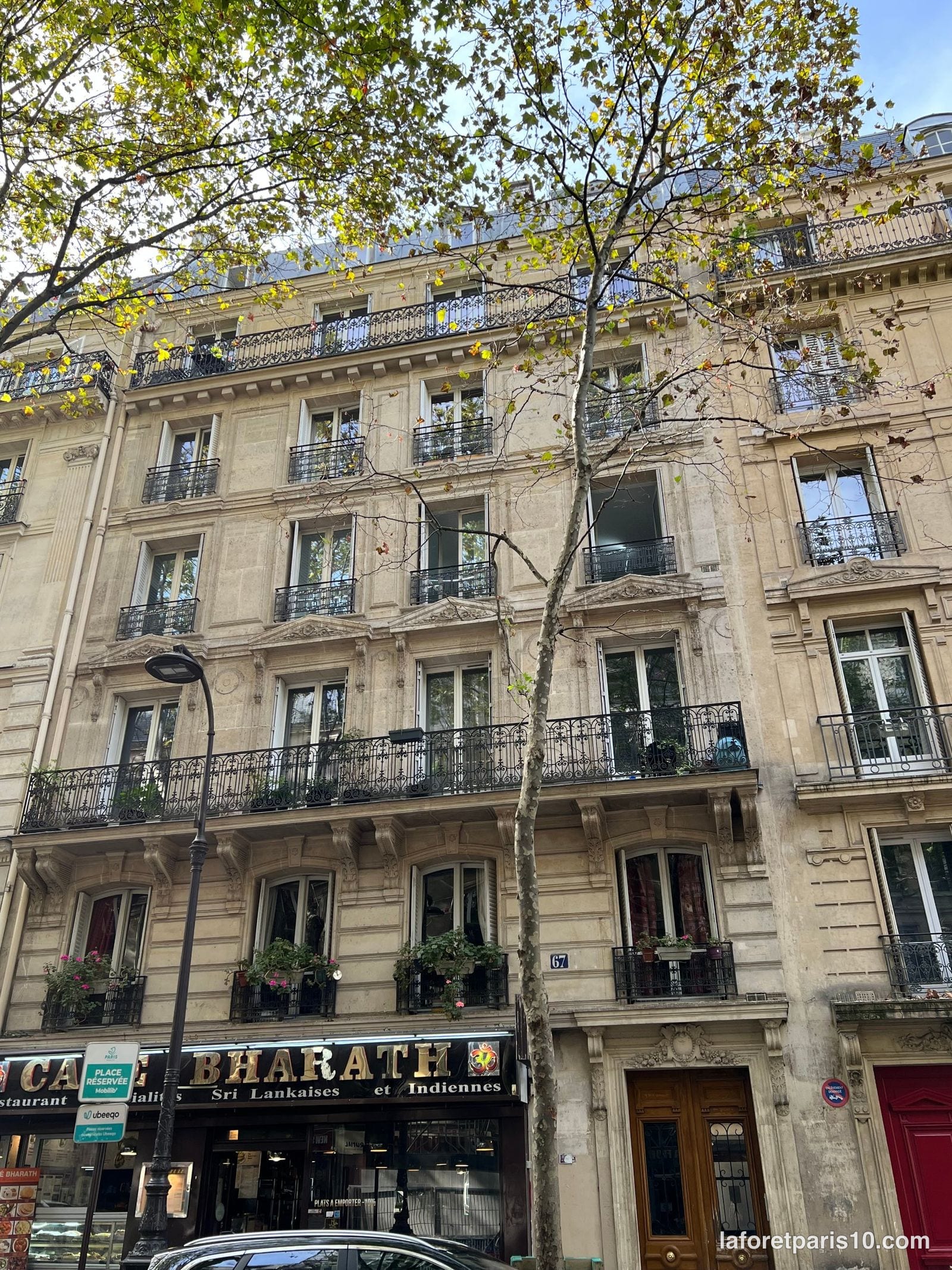 You are currently viewing 67 rue Louis Blanc, Paris 10e — immeuble de 1880 à balcons filants